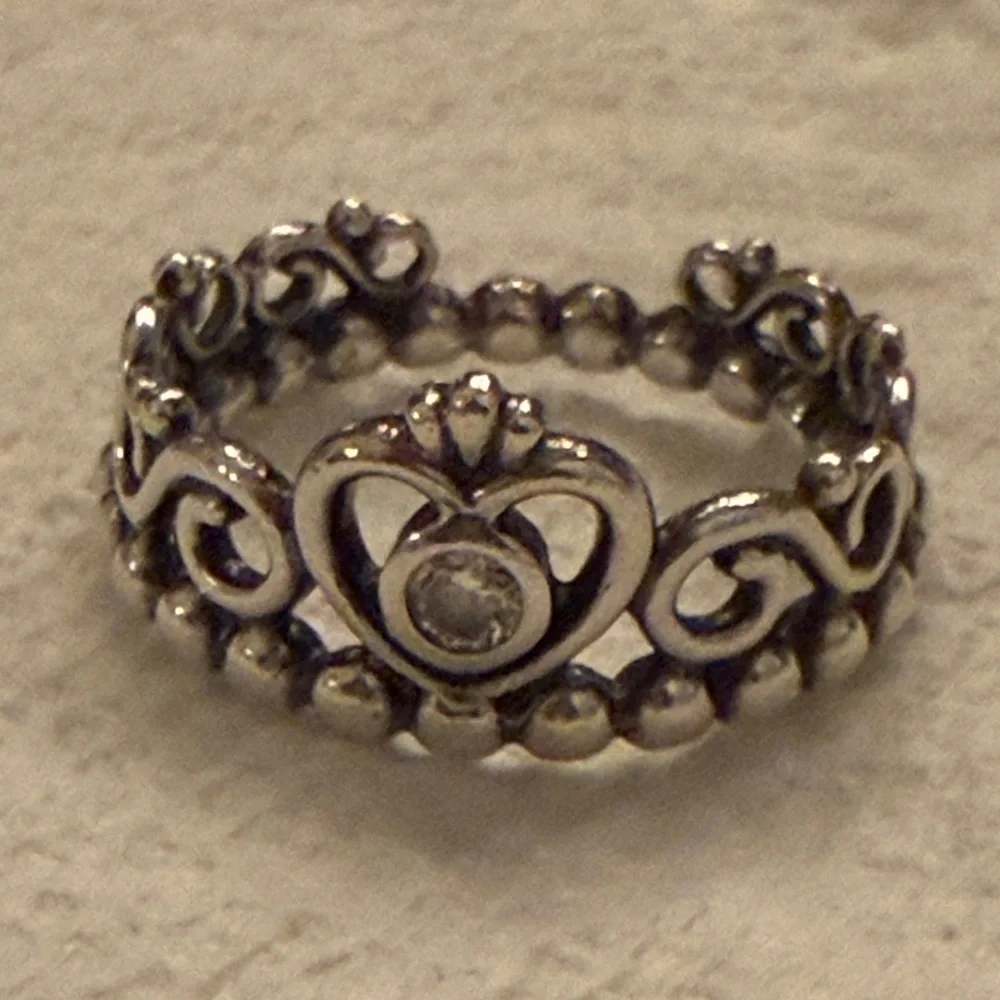 Pandora Silver Princess Tiara Ring​​​